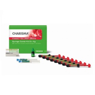 Charisma 8 seringi 4 g, Gluma bond 4 ml, 2 seringi acid 2 ml - HERAEUS - 